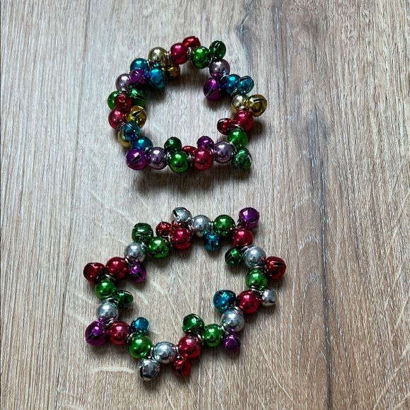 Source Unknown Jewelry - Source Unknown Colorful Jingle Bell Bracelets Set of 2